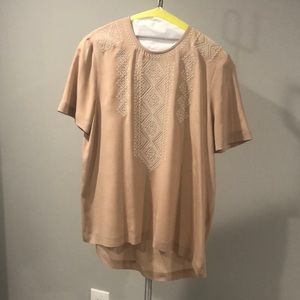 Beautiful Blush Madewell Silk Blouse XS